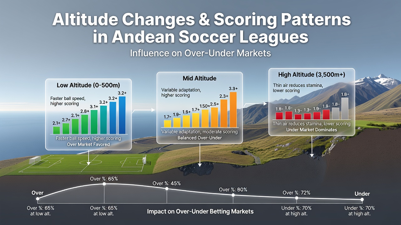 Aerial view of a high-altitude Andean soccer stadium surrounded by mountains during a league match